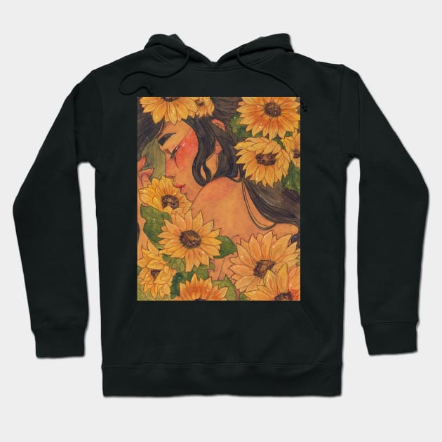 Sunflower Glow Hoodie by aMIYAKOm